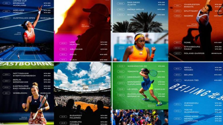 Tennis Wta Le Calendrier Wta Pour La Saison Sans Le Wta De